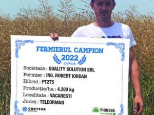 Fermierii campioni la rapiță aleg și anul acesta genetica Pioneer 10 1 robert iordan