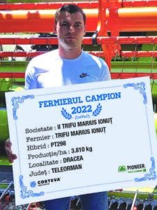Fermierii campioni la rapiță aleg și anul acesta genetica Pioneer 11 1 trifu marius