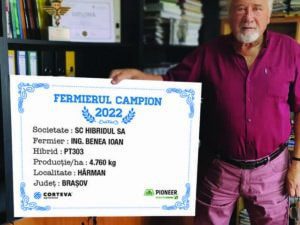 Fermierii campioni la rapiță aleg și anul acesta genetica Pioneer 9 benea ioan 1