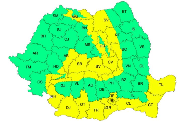 Meteo – Vânt, viscol, ninsori și polei în aproape toată țara!