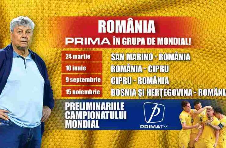 Toate privirile pe Prima Tv! Naționala de fotbal intră în acțiune pentru calificarea la Campionatul Mondial de Fotbal din 2026