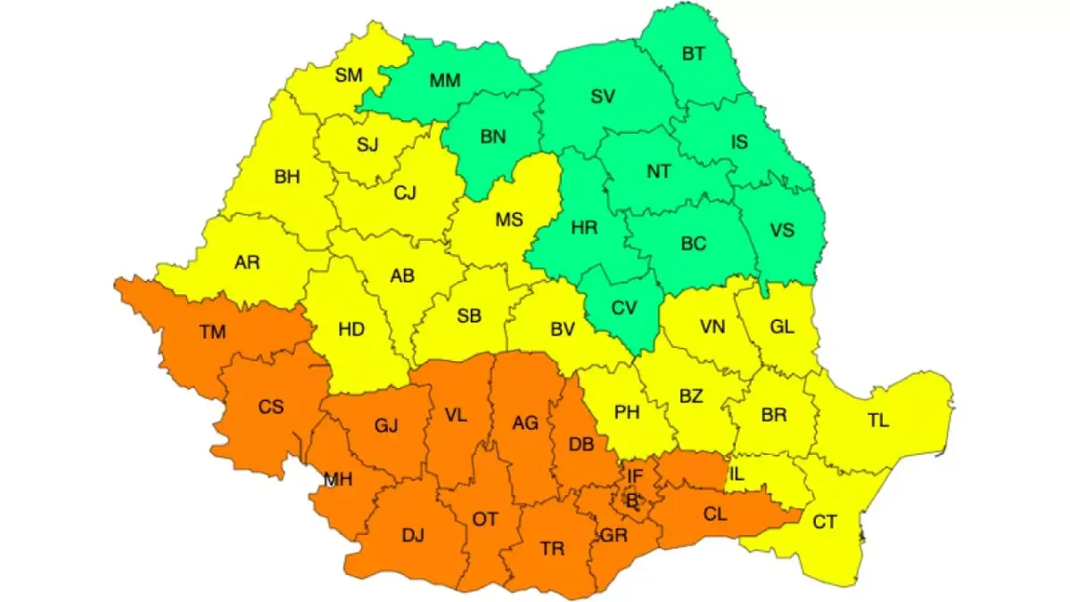 Avertizări meteo până la finalul săptămânii – Pericol pentru recoltele fermierilor! 2 Avertizări meteo până la finalul săptămânii – Pericol pentru recoltele fermierilor! Avertizări meteo până la finalul săptămânii – Pericol pentru recoltele fermierilor! Meteo meteo