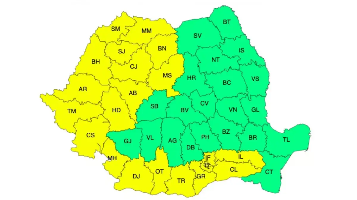 Meteo – ANM a înrăutățit prognoza! Meteo meteo