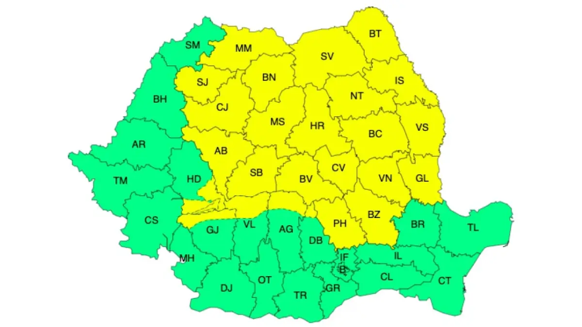 Meteo – La unii caniculă, la alții vijelii! 34 de județe afectate Meteo meteo