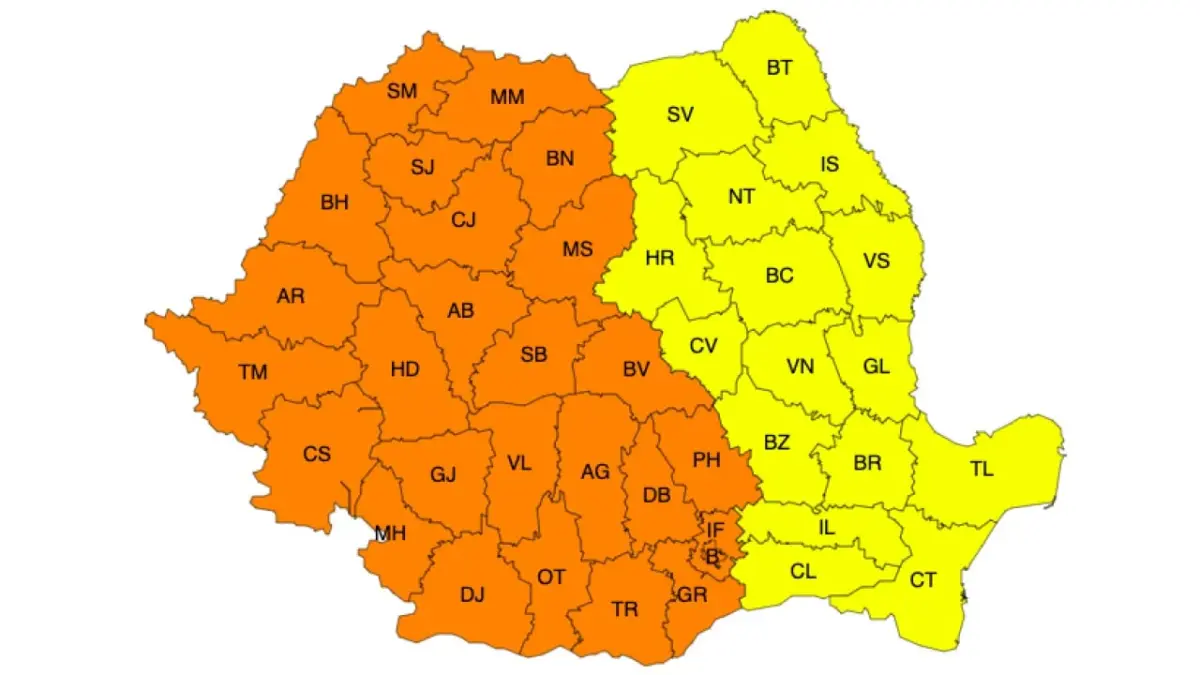 Meteo – Județele în care ne topim la 40 de grade Meteo meteo