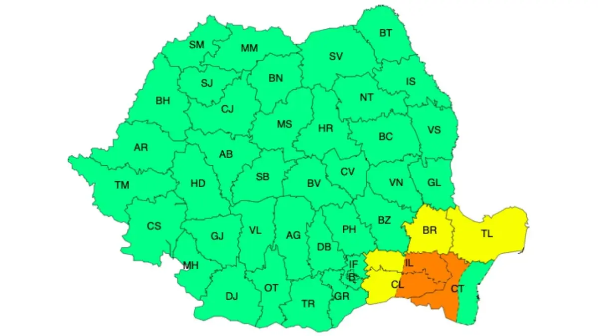 Harta meteo a României face fețe-fețe! Caniculă, vijelii și grindină de la o oră la alta! Meteo meteo