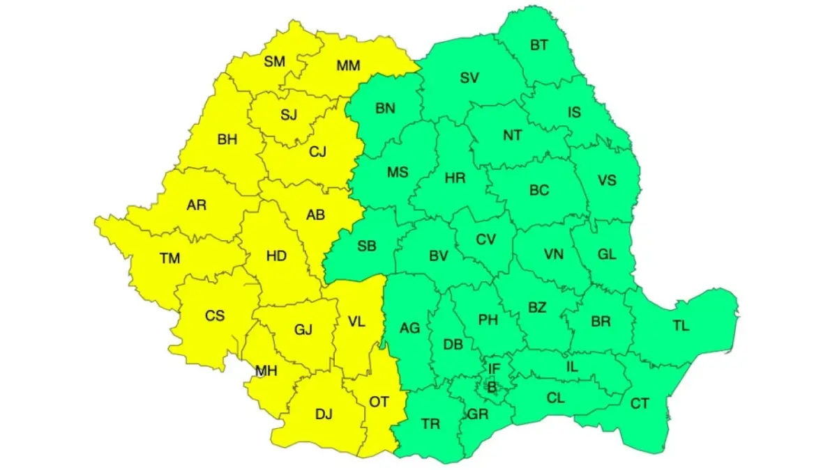 Meteo – Cod galben de caniculă în 15 județe! Meteo meteo