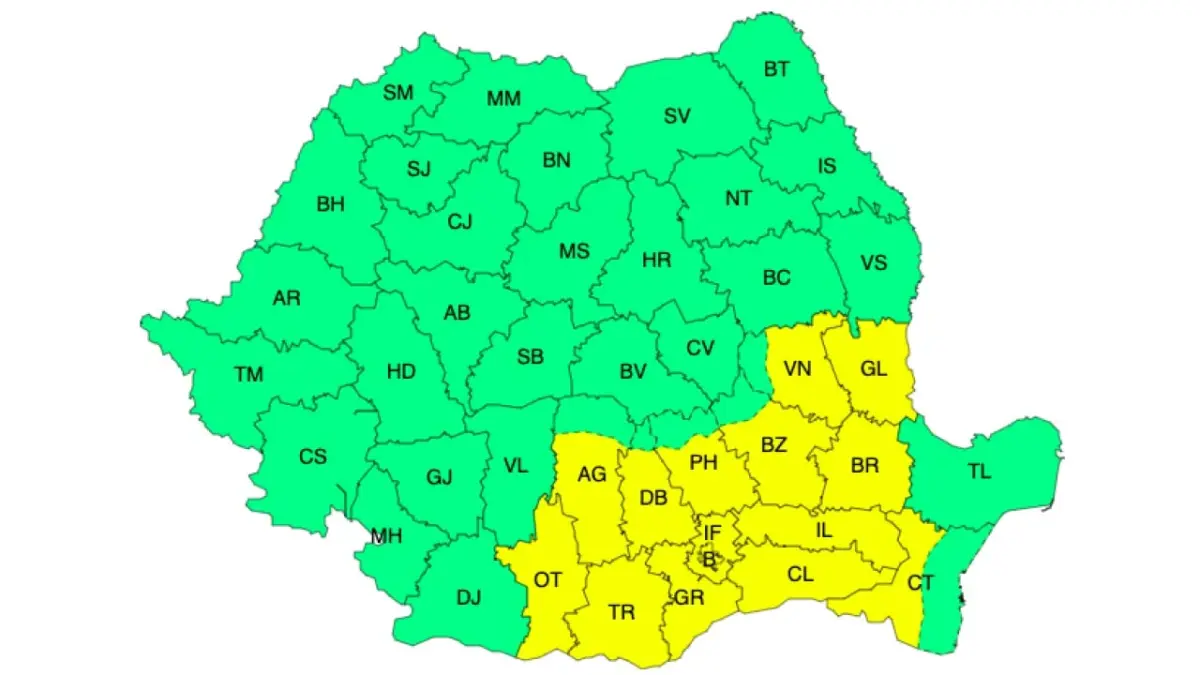 Meteo - Țara, împărțită în două: caniculă ori vijelii și grindină! Meteo meteo