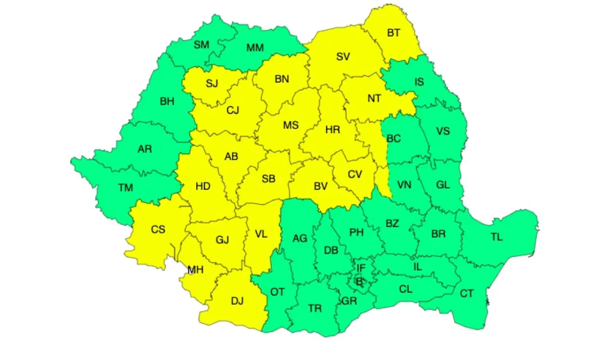 Meteo - Țara, împărțită în două: caniculă ori vijelii și grindină! Meteo meteo