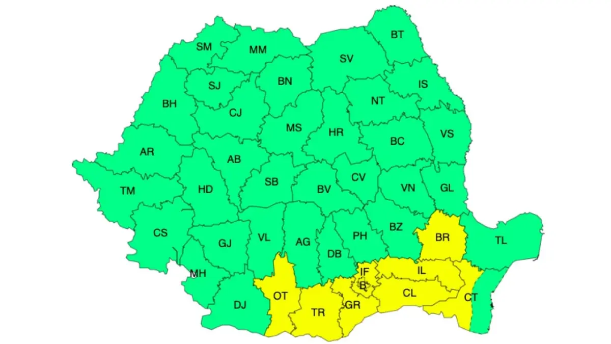 Meteo - Țara, împărțită în două: caniculă ori vijelii și grindină! Meteo meteo
