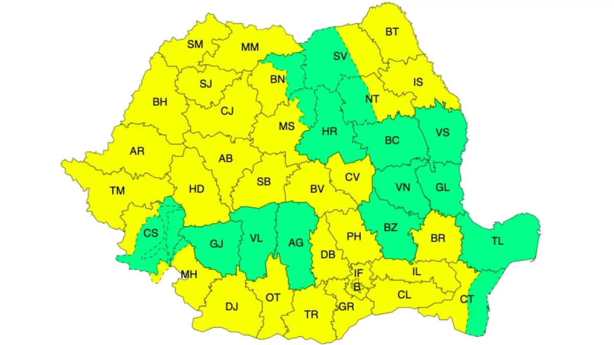 Meteo – Canicula, val după val! Harta cu județele afectate în următoarele zile 2 Meteo – Canicula, val după val! Harta cu județele afectate în următoarele zile Meteo – Canicula, val după val! Harta cu județele afectate în următoarele zile Meteo meteo