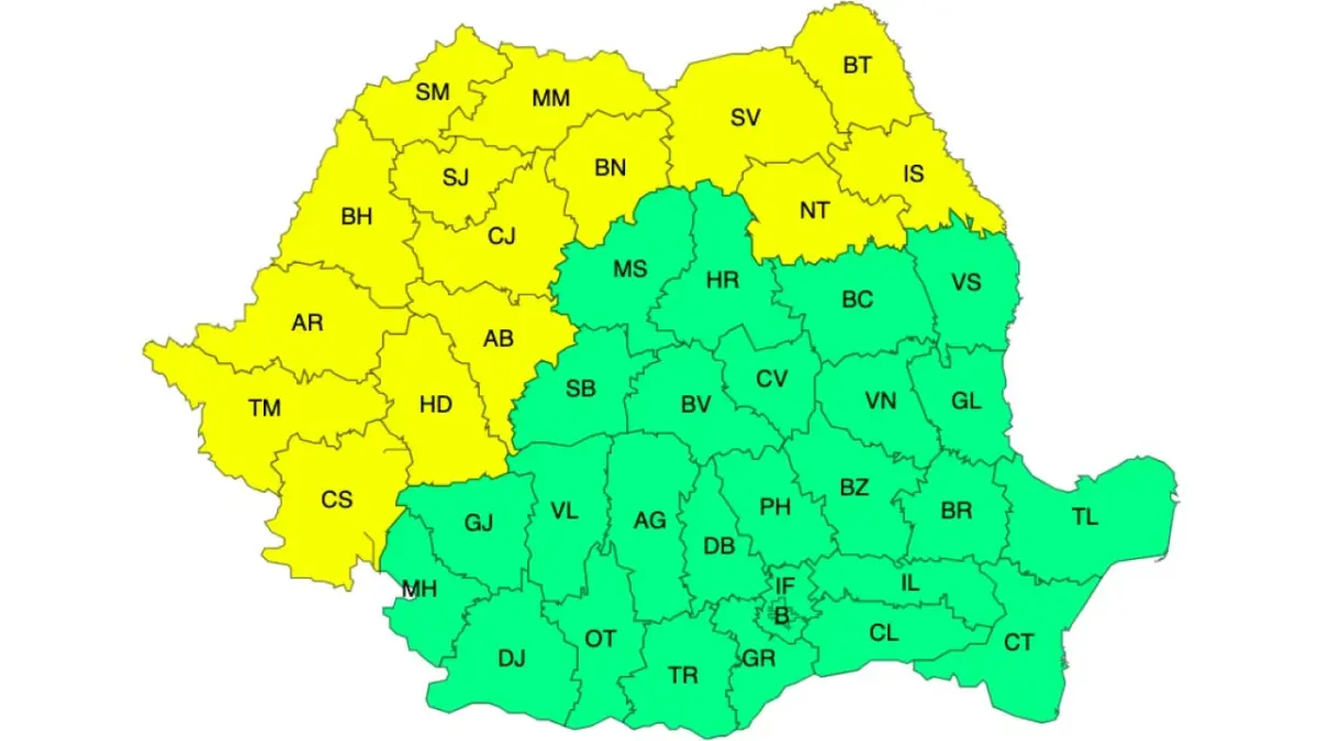 AVERTIZĂRI ANM: Cum arată harta meteo pe sfârșit de săptămână! 2 AVERTIZĂRI ANM: Cum arată harta meteo pe sfârșit de săptămână! AVERTIZĂRI ANM: Cum arată harta meteo pe sfârșit de săptămână! Meteo meteo