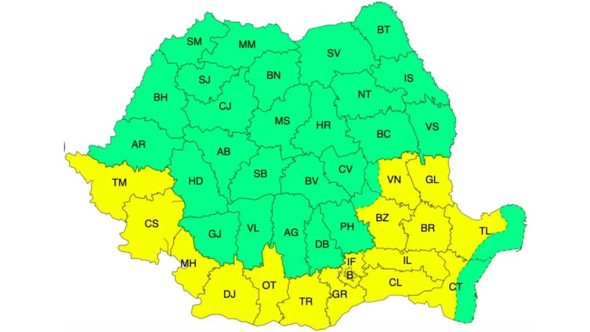 Meteo – Canicula se extinde în aproape jumătate din țară! Vezi care sunt județele afectate! 2 Meteo – Canicula se extinde în aproape jumătate din țară! Vezi care sunt județele afectate! Meteo – Canicula se extinde în aproape jumătate din țară! Vezi care sunt județele afectate! Meteo meteo