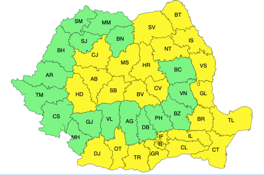 Noi avertizări meteo de vreme rea! Cu ce ne confruntăm până joi! 1 Noi avertizări meteo de vreme rea! Cu ce ne confruntăm până joi! Noi avertizări meteo de vreme rea! Cu ce ne confruntăm până joi! Meteo meteo
