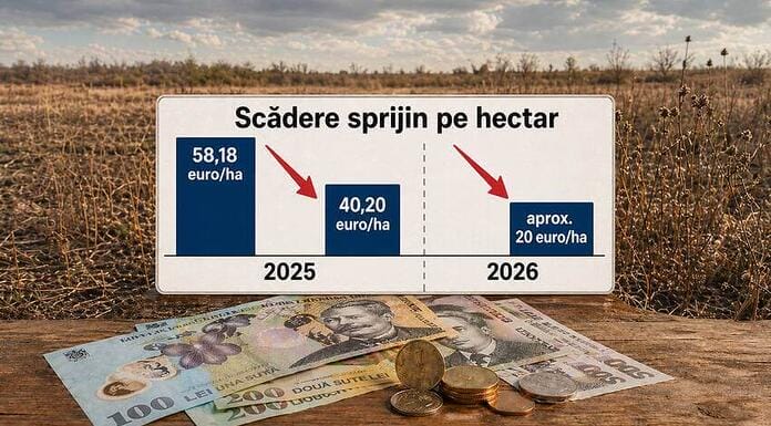 Pârloaga 2025: fermierii au primit 40,20 euro/ha în loc de 58,18 euro/ha. De ce a scăzut și ce urmează