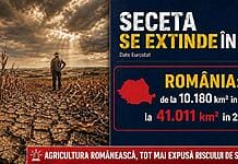 Eurostat confirmă: suprafața afectată de secetă în România a crescut de 4 ori în 2024. Suntem pe podiumul negru al Europei, alături de Italia și Bulgaria