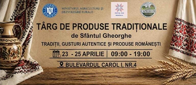 Târgul de Sfântul Gheorghe de la MADR adună producători din toată țara Evenimente Târgul de Sfântul Gheorghe