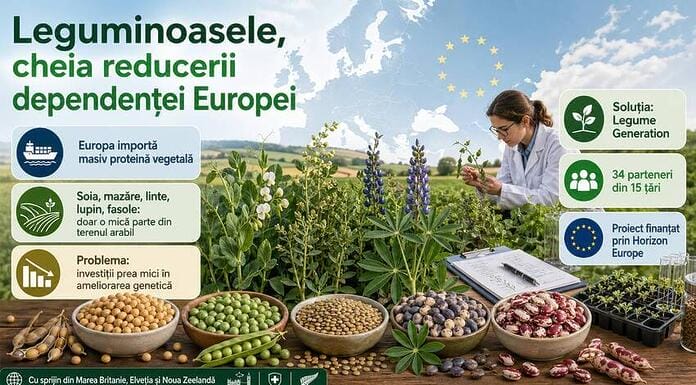 Europa reinvestește în soia, mazăre și linte. Fermierii români, printre primii beneficiari