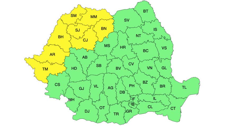 Meteo – Caniculă și furtuni. Cod galben în toată țara! Meteo meteo