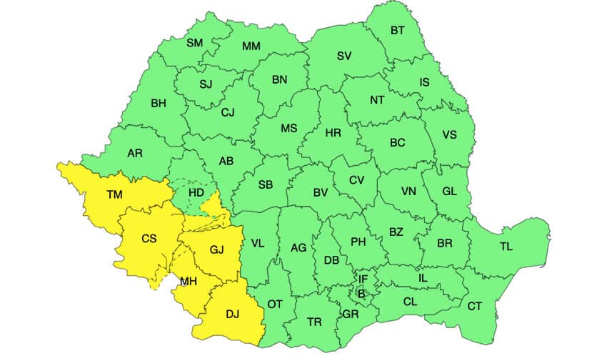 Meteo – ANM anunță un nou val de ploi torențiale, vijelii și grindină Meteo meteo