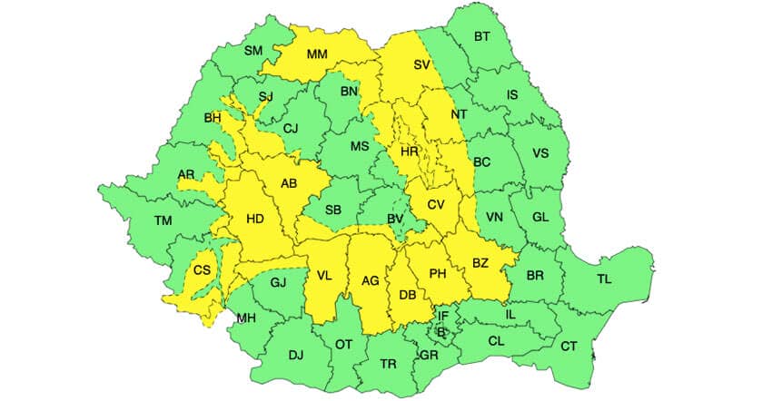 Meteo – Val de căldură și caniculă, dar și vijelii și grindină până sămbătă Meteo meteo