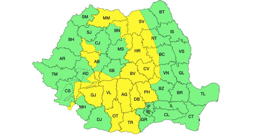 Meteo – Val de căldură și caniculă, dar și vijelii și grindină până sămbătă Meteo meteo