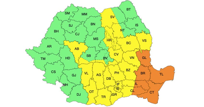 Meteo – Ploi, vijelii și grindină până joi dimineață! 27 de județe sub avertizări Cod galben și Cod portocaliu 3 Meteo – Ploi, vijelii și grindină până joi dimineață! 27 de județe sub avertizări Cod galben și Cod portocaliu Meteo – Ploi, vijelii și grindină până joi dimineață! 27 de județe sub avertizări Cod galben și Cod portocaliu Meteo meteo