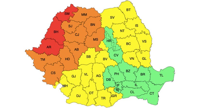 Meteo – 31 de județe sub avertizări de caniculă! S-a anunțat Cod roșu! Meteo meteo