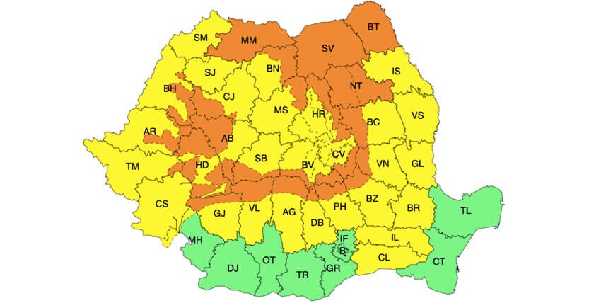 Meteo – Ah, ce ploaie și ce vânt! Caniculă întreruptă de vijelii, la final de săptămână Meteo meteo