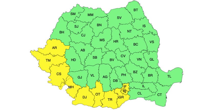 Meteo – Ah, ce ploaie și ce vânt! Caniculă întreruptă de vijelii, la final de săptămână Meteo meteo