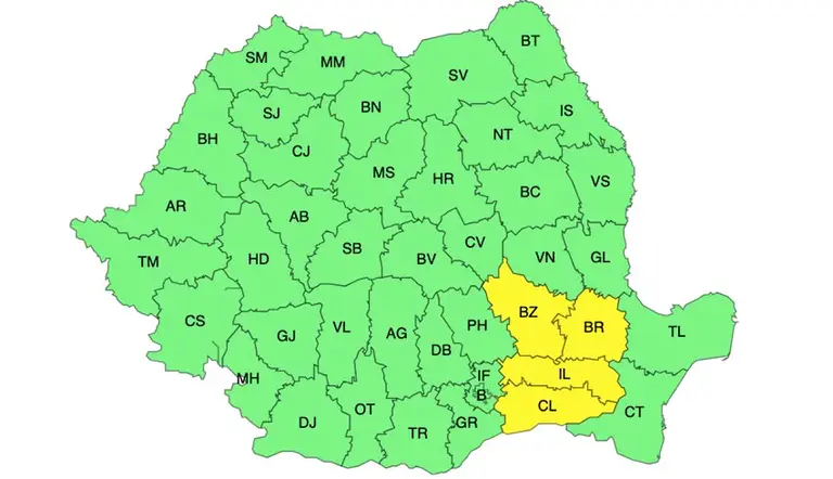 Meteo – Ploi, lapoviță și ninsoare până miercuri! Județele cu avertizări Cod galben de vreme rea 4 Meteo – Ploi, lapoviță și ninsoare până miercuri! Județele cu avertizări Cod galben de vreme rea Meteo – Ploi, lapoviță și ninsoare până miercuri! Județele cu avertizări Cod galben de vreme rea Meteo meteo