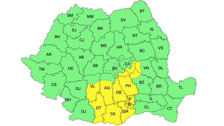 Meteo – Vremea se schimbă radical: vânt, ploi, lapoviță și ninsoare! Cod galben în 12 județe 1 Meteo – Vremea se schimbă radical: vânt, ploi, lapoviță și ninsoare! Cod galben în 12 județe Meteo – Vremea se schimbă radical: vânt, ploi, lapoviță și ninsoare! Cod galben în 12 județe Meteo meteo