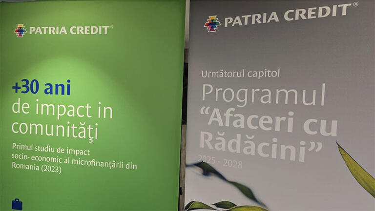 Patria Credit, parte a Grupului Patria Bank: 30 de ani în microfinanțare și peste 26.000 de clienți 2 Patria Credit, parte a Grupului Patria Bank: 30 de ani în microfinanțare și peste 26.000 de clienți Patria Credit, parte a Grupului Patria Bank: 30 de ani în microfinanțare și peste 26.000 de clienți Advertorial Patria Credit